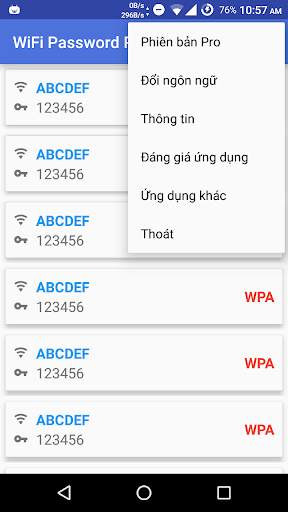 Khôi phục mật khẩu WIFI screenshot 2