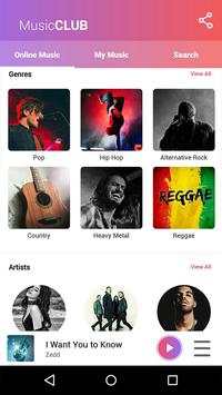 Unlimited Free Music Player - MusicClub screenshot 3