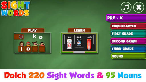 Sight Words  Pre-K to Grade-3 screenshot 1