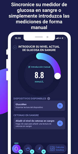 Hedia: aplicación personal de diabetes screenshot 3