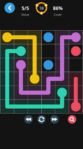 Draw Line King Free Puzzle screenshot 2