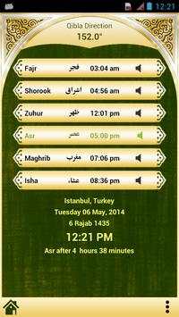 Universal Prayer Times स्क्रीनशॉट 1