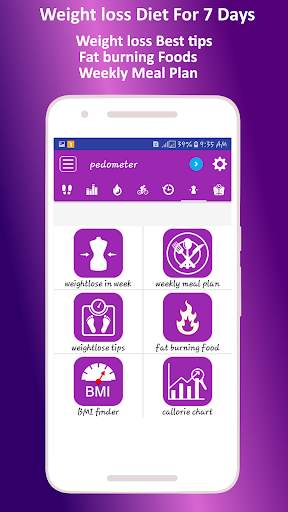 Step Counter,Weight loss,Calorie Tracker-Pedometer screenshot 4