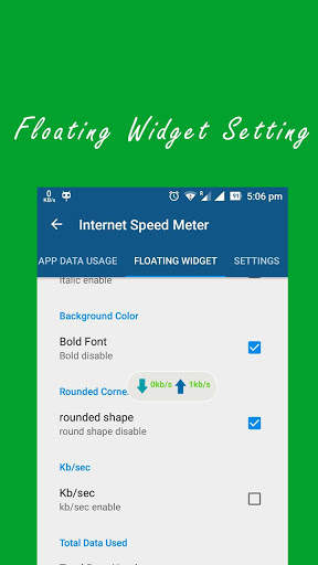 Internet Speed Meter screenshot 1
