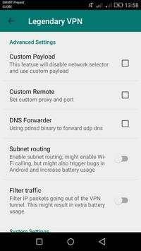 Legendary VPN screenshot 3