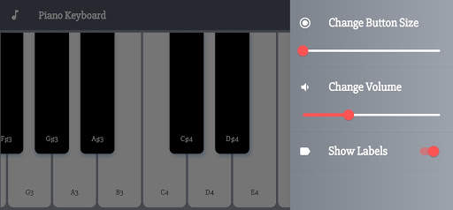 Piano Keyboard screenshot 3