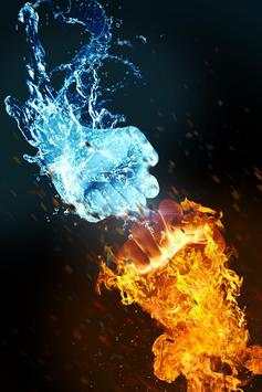 Fire And Water wallpaper screenshot 2