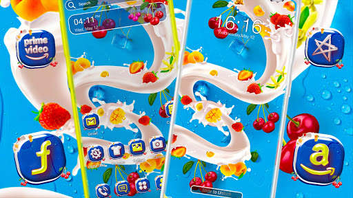 Milky Fruit Theme Launcher screenshot 5