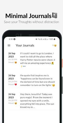 Diary with Lock: Daily Journal screenshot 2