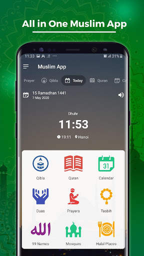 Muslim App: Prayer Time, Qibla Finder, Quran Audio screenshot 1