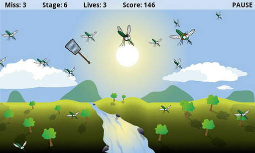 Funny Mosquito Smasher Free screenshot 5