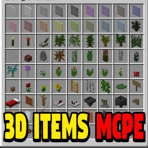 3D Items Addon for Minecraft PE 1.8