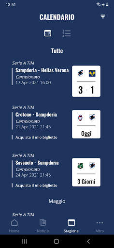 U.C. Sampdoria App Ufficiale screenshot 4