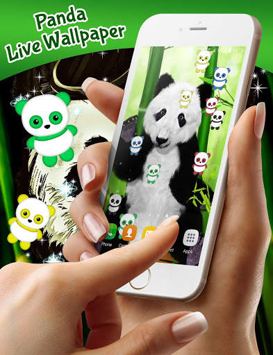 Cute Panda Live Wallpaper 🐼 Kawaii Bear Theme screenshot 6