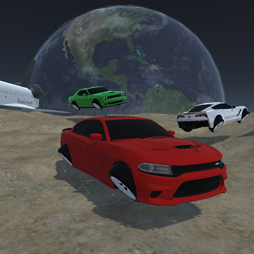 Space Car Charger Drag Racing Drift Simulator Game icon