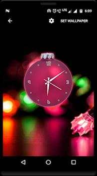 Christmas countdown clock live wallpaper screenshot 3