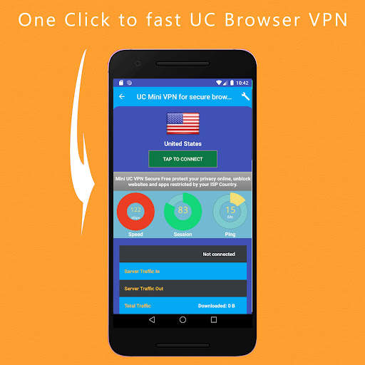 UC VPN for secure browser screenshot 1