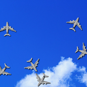 Crazy air traffic controller icon