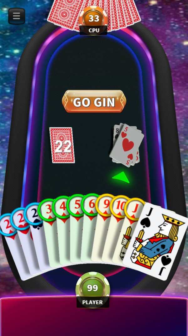 Gin Rummy - How to Play Gin Card Game for Beginner screenshot 4