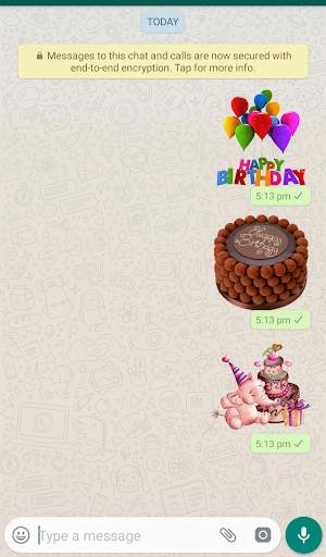 Happy Birthday Stickers 2020 for Whatsapp screenshot 2