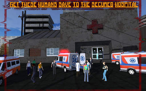 Ambulance Rescue: Zombie City screenshot 1