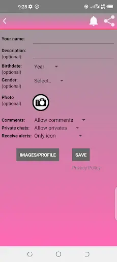 Dating app скриншот 2
