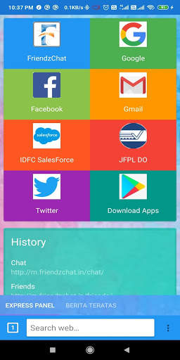 4G LTE Browser screenshot 1