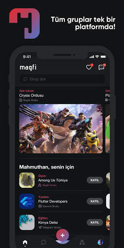 Magfi: WhatsApp / Telegram Grupları screenshot 1
