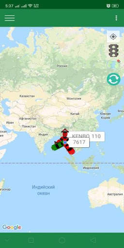 Shwe GPS screenshot 2