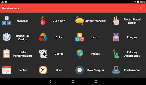 Randomizer  Generar opciones al azar y decidir screenshot 9