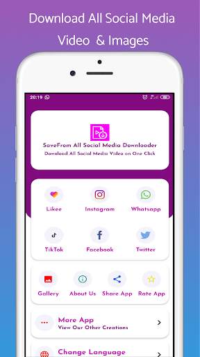 SaveFrom All Social Media Downloader screenshot 1