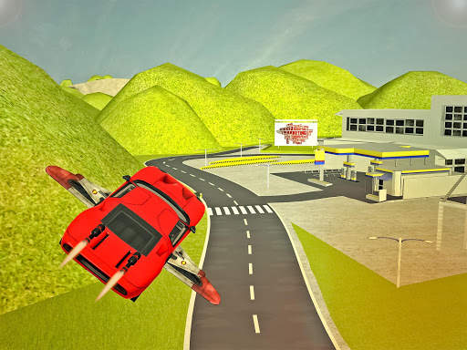 Flying Sport Car Simulator2016 screenshot 11