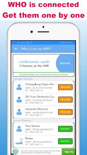 Who use my WIFI Network scanner screenshot 2