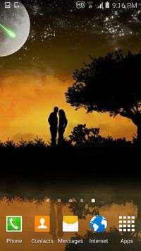 Lovers Night Live Wallpaper screenshot 3