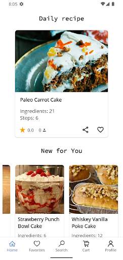 Cake and Baking Recipes screenshot 1