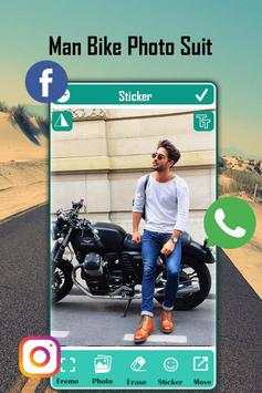 Man Bike Rider Photo Suit screenshot 6