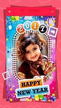 New Year Photo Frame Edit 2017 screenshot 1