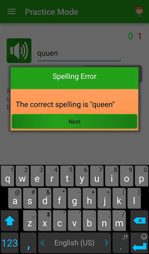 Spelling bee test preparation screenshot 3