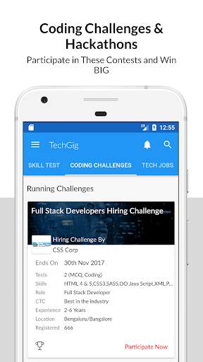 TechGig: Coding Challenges, Tech News & Skill Test screenshot 2