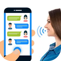Write SMS by voice: Voice SMS icon
