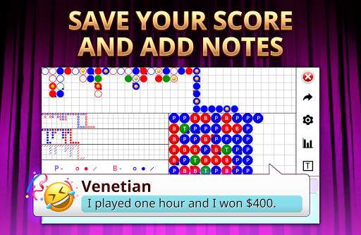 Baccarat Scoreboard screenshot 2