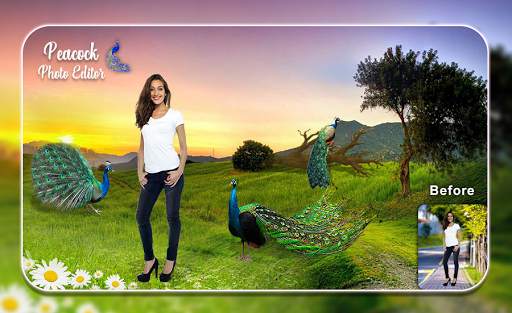 Peacock Photo Editor 2021 screenshot 2
