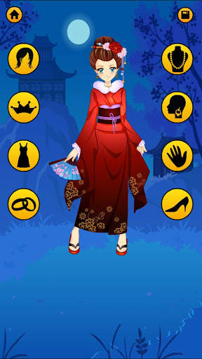 เกมส์แต่งตัวอนิเมะสำหรับสาว ๆ - คู่รักรักจูบ screenshot 7
