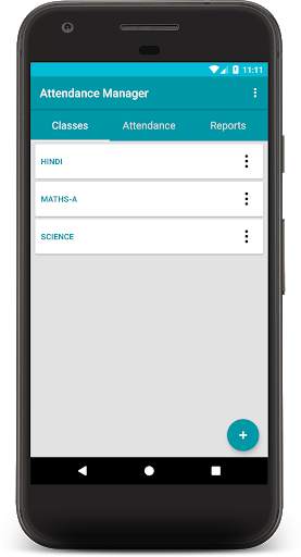 Offline Attendance Manager screenshot 1