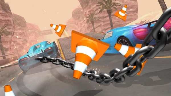 Chained Cars Impossible Stunts - Car Driving 2021 स्क्रीनशॉट 3