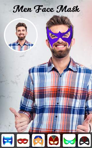 Face Mask Selfie Photo Editor screenshot 1