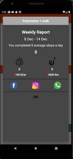 Pedometer Walk WeightLoss Step count screenshot 4