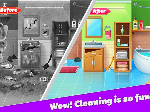 Dream Home Cleaning Game Wash screenshot 8