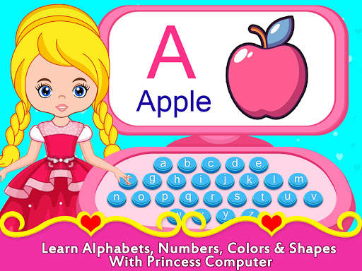 Little Princess Computer - Phone, Music, Puzzle screenshot 1