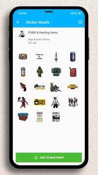 WAStickerApps For PUB-G скриншот 4